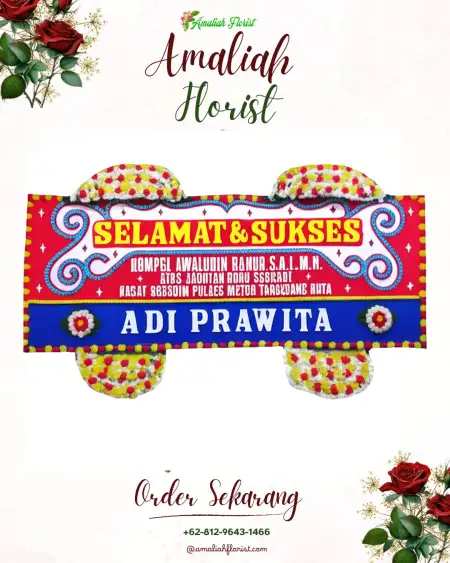 Papan Bunga Ucapan Selamat Gumiwang
